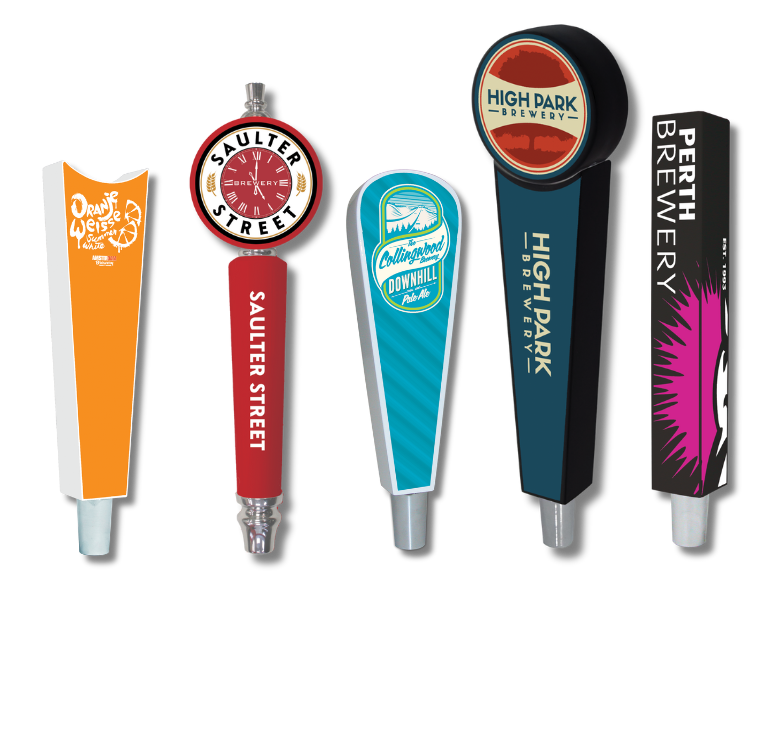 Custom Branded Tap Handle Header