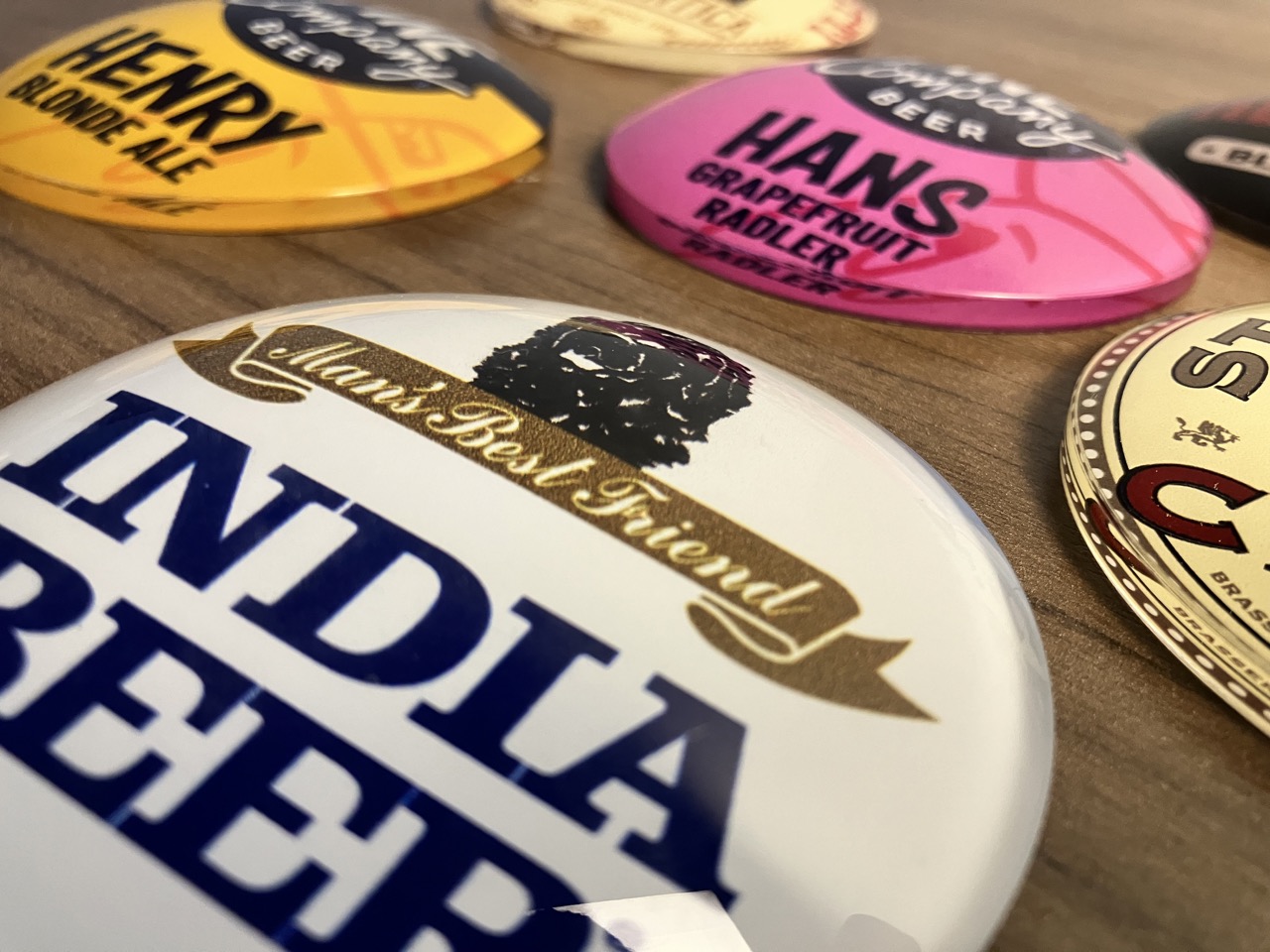 Branded Round Medallion CloseUp