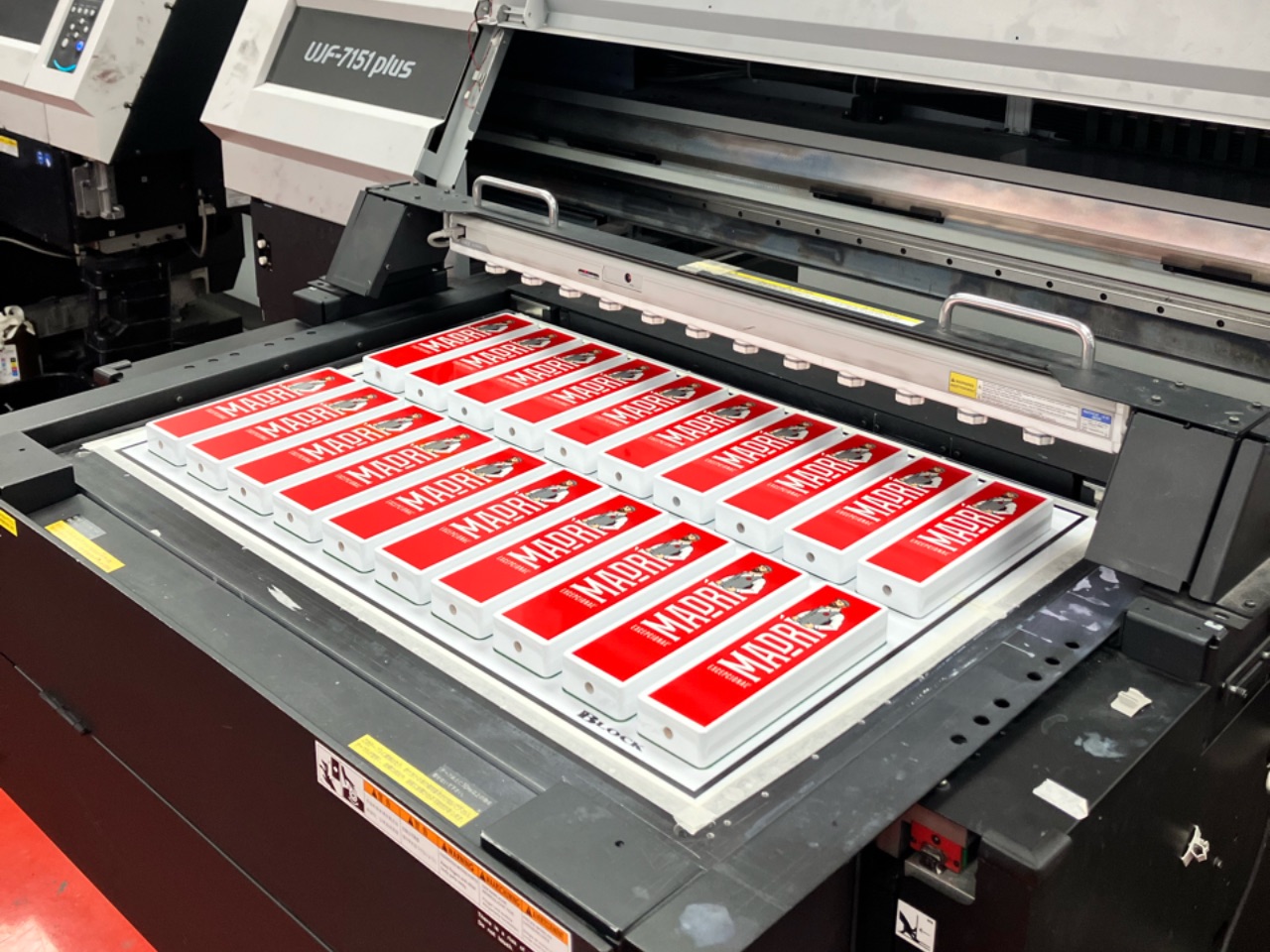 In-House Print Shop UV Printing Tap Handles