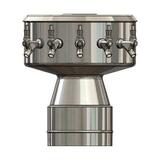 5 TAP POLISHED SS MUSHROOM TOWER AIR COOLED