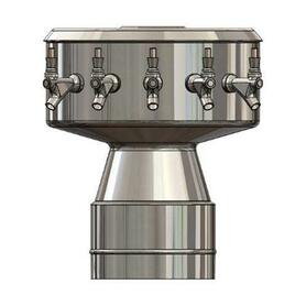 5 TAP POLISHED SS MUSHROOM TOWER AIR COOLED