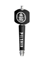 BR-4S 4CP BLACK PADDLE CONICAL (CHR) TAP HANDLE