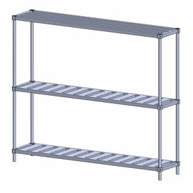 8 KEG STORAGE RACK-68"x 80"x 17"