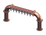 8 TAP(3"OC)CANDY COPPER  LIONS GATE "U" CH-MX CLD