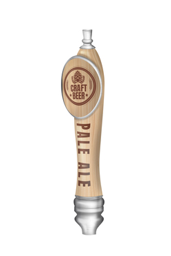 BR-2S 4CP NATURAL CC LG-PUB W/SHIELD TAP HANDLE