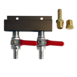 2 WAY GAS DISTRIBUTOR-3/8" BARB INLET