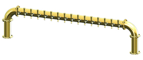 16 TAP(4"OC)CANDY GOLD LIONS GATE "U" GLYCOL COOLED