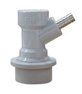 BALL LOCK GAS QUICK DISCONNECT 1/4" BARB FITTING