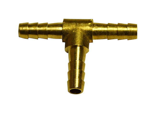 BRASS 1/4" BARB "T"