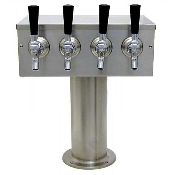 4 TAP BRUSHED SS[4"D]T-TOWER AIR COOLED