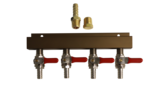 4 WAY GAS DISTRIBUTOR