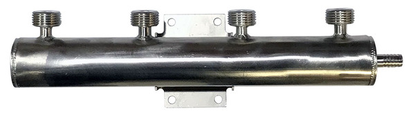 4T SS BEER MANIFOLD - 3/8"BARB INLET