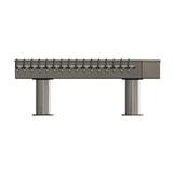 16 TAP BRUSHED SS 2P[4"]T-TOWER AIR COOLED