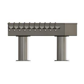 10 TAP BRUSHED SS 2P[4"D]T-TOWER AIR COOLED