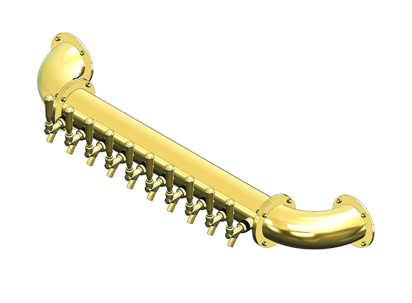 10 TAP(3"OC)CANDY GOLD LIONS GATE WM CH-MX CLD
