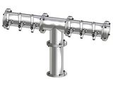6 TAP(4"OC)POLISHED SS CONDOR "T" CH-MX AIR