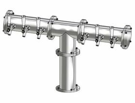 6 TAP(4"OC)POLISHED SS CONDOR "T" CH-MX AIR