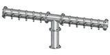 12 TAP(4"OC)BRUSHED SS CONDOR "T" CH-MX CLD