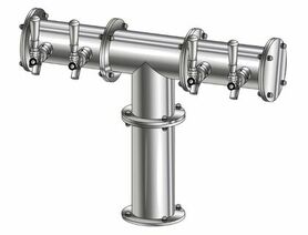 4 TAP(4"OC)POLISHED SS CONDOR "T" CH-MX AIR