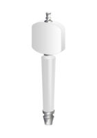 WHITE PADDLE CONICAL (CHR) TAP HANDLE