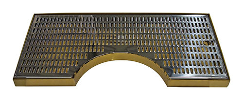 19-3/4"x10" (8-1/4"c/o) BRS/PSS DRIP TRAY