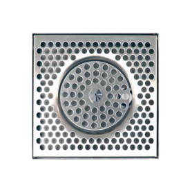 8" x 8" BRUSHED SS SPRAY DRIP TRAY