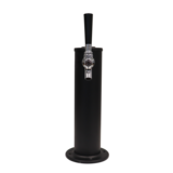 1 TAP 3" DIA. MATTE BLACK COLUMN TOWER AIR COOLED