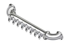 8 TAP(3"OC)POLISHED SS LIONS GATE WM CH-MX AIR