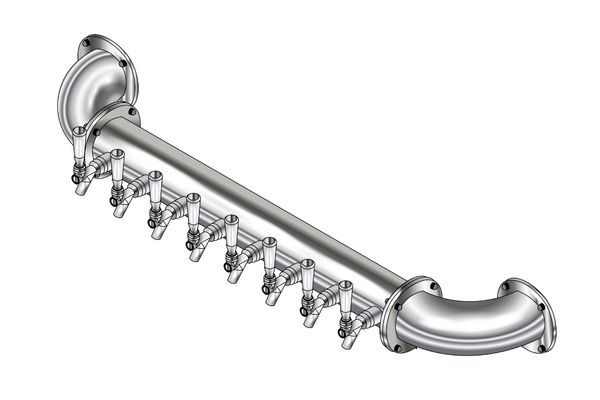 8 TAP(3"OC)POLISHED SS LIONS GATE WM CH-MX AIR