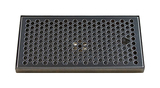 10-3/8" x 5-3/8" BRUSHED SS DRIP TRAY WITH DRAIN