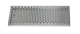 15" x 5-3/8" BRUSHED SS DRIP TRAY WITH DRAIN