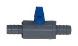 PL 1/2" x 1/2" BARB SHUTOFF