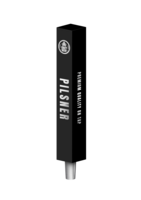 BR-2S 4CP BLK BATON (CHR) TAP HANDLE