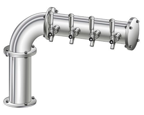 4 TAP(3"OC)POLISHED SS LINX L7 CH-MX AIR