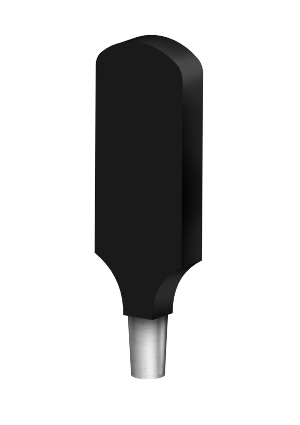BLK OUTRIGGER (CHR) TAP HANDLE