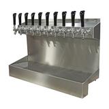 10 TAP BRUSHED SS 30" WALL MT. KRONOS GLYCOL COOLED