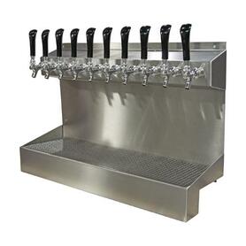 10 TAP BRUSHED SS 30" WALL MT. KRONOS GLYCOL COOLED