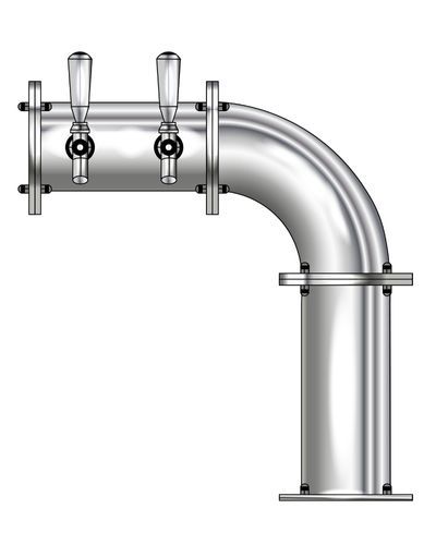 2 TAP(4"OC)POLISHED SS LINX R7 CH-MX CLD