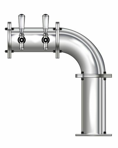 2 TAP(4"OC)POLISHED SS LINX R7 CH-MX CLD