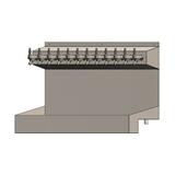 12 TAP BRUSHED SS 36" WALL MT. KRONOS GLYCOL COOLED