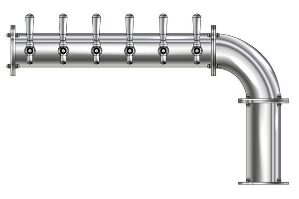 6 TAP(4"OC)POLISHED SS LINX R7 CH-MX CLD