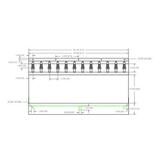 12 TAP BRUSHED SS 36" SPRAY KRONOS GLYCOL COOLED