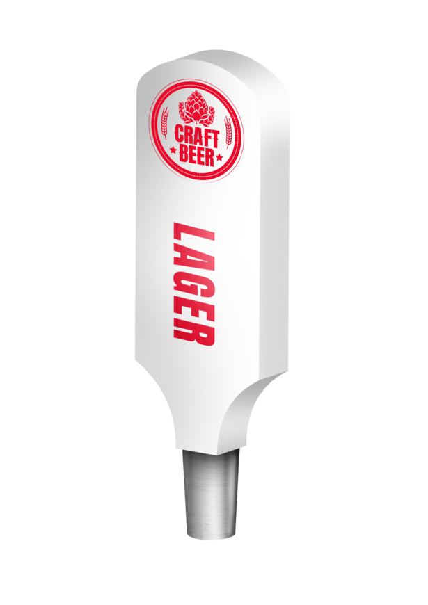 BR-2S 4CP WHT OUTRIGGER (CHR) TAP HANDLE