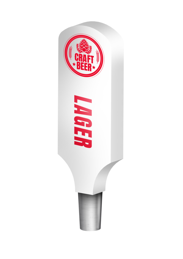 BR-2S 4CP WHITE OUTRIGGER (CHR) TAP HANDLE