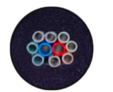 8+2 TAPED JACKET 1/4" ID DUOFLEX TUBES