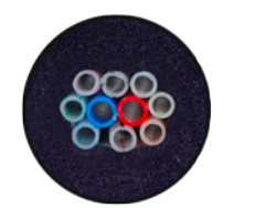 8+2 TAPED JACKET 1/4" ID DUOFLEX TUBES