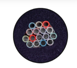 CABLED 12+4 TAPED JACKET 1/4" ID DUOFLEX TUBES