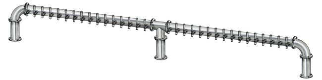 32 TAP(4"OC)BRUSHED SS LIONS GATE 3P CH-MX CLD
