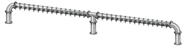 32 TAP(4"OC)BRUSHED SS LIONS GATE 3P CH-MX CLD