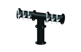 4 TAP(3"OC)MATTE BLACK CONDOR "T" CH-MX CLD